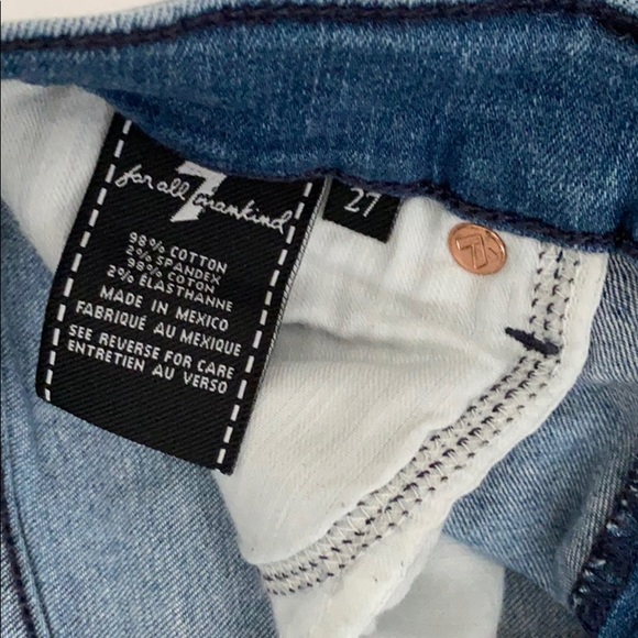 7 For All Mankind Distressed Ankle Gwenevere - Picture 9 of 9